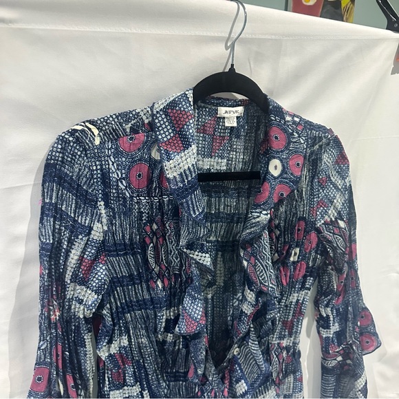 Jaipur Boho Ruffle Blouse - Picture 7 of 11